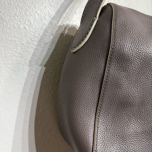 Kate Spade Taupe Pebble Leather Shoulder Bag - Picture 6 of 16